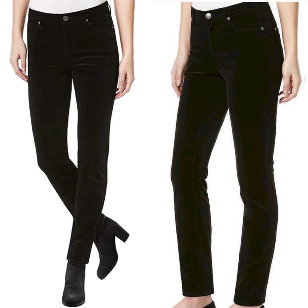 Buffalo Black Velvet Skinny Jeans Pants Size 10-30